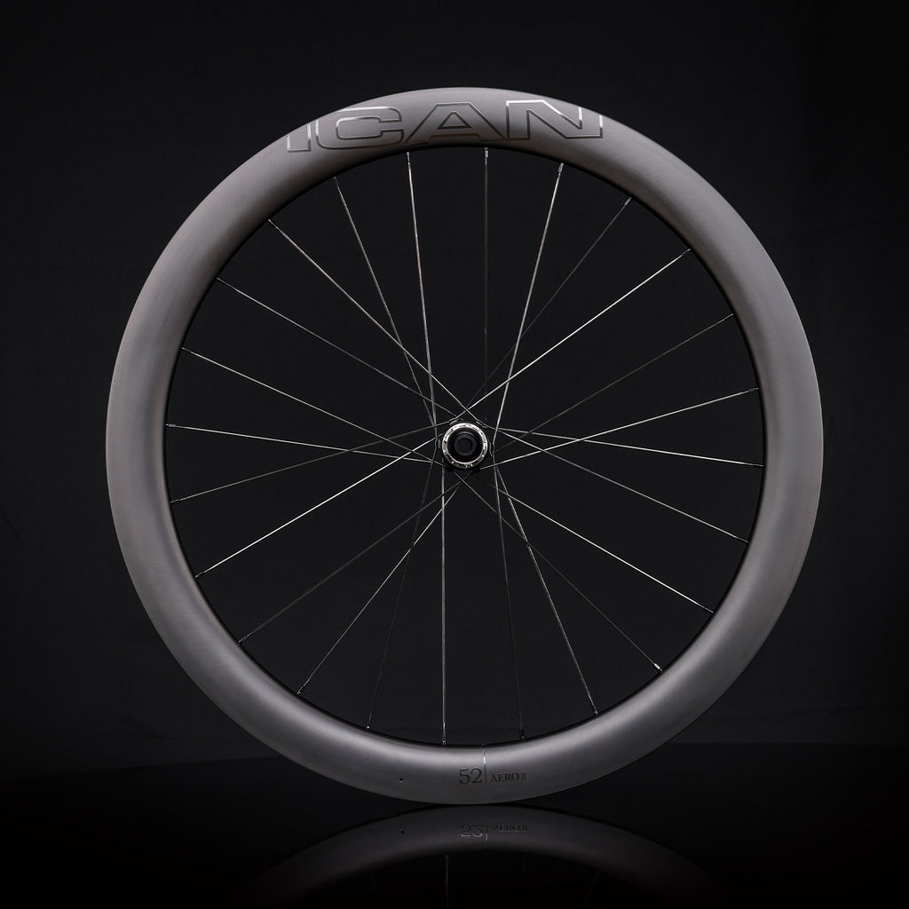 ICAN AERO 52 II disc wheels with 45T ratchet system hubs D91 TRIAERO