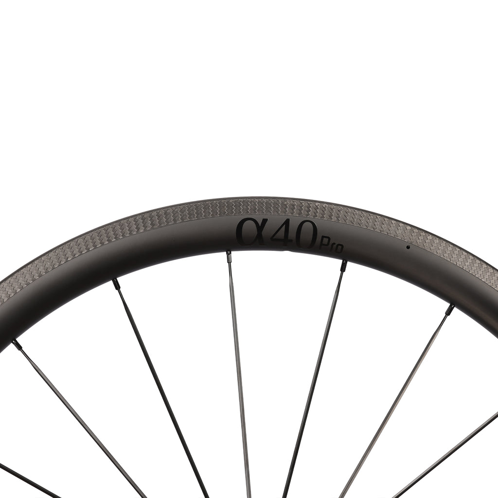ICAN Alpha 40 pro rim brake carbon wheels R11 hub TRIAERO
