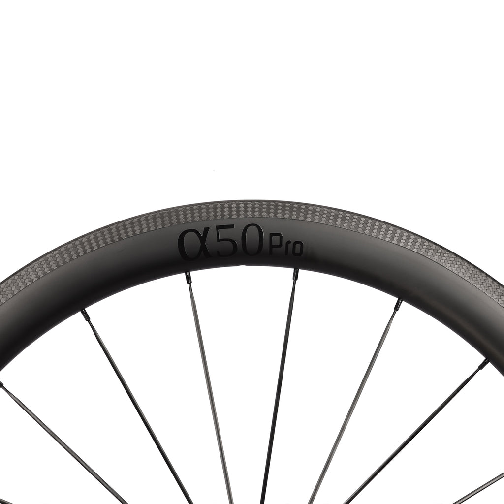 ICAN Alpha 50 pro rim brake carbon wheels R11 hub TRIAERO