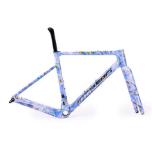 ICAN Graro gravel frame uci approval  fork without bolts 0mm offset seat post TRIAERO